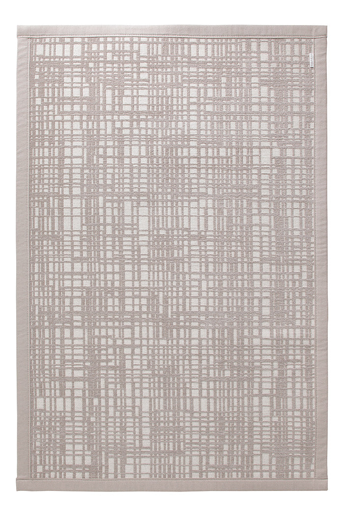 Graficule Badteppich beige Kurzflor rechteckig