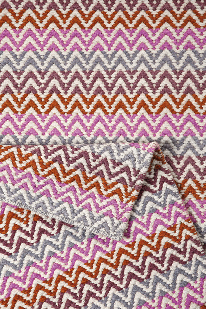 Massoni Teppich pink Kurzflor rechteckig