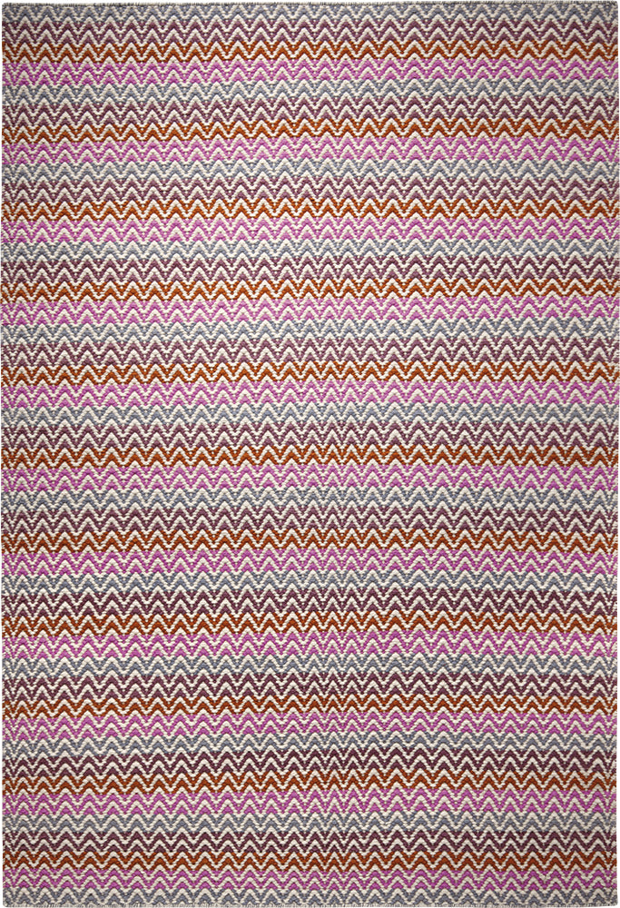 Massoni Teppich pink Kurzflor rechteckig
