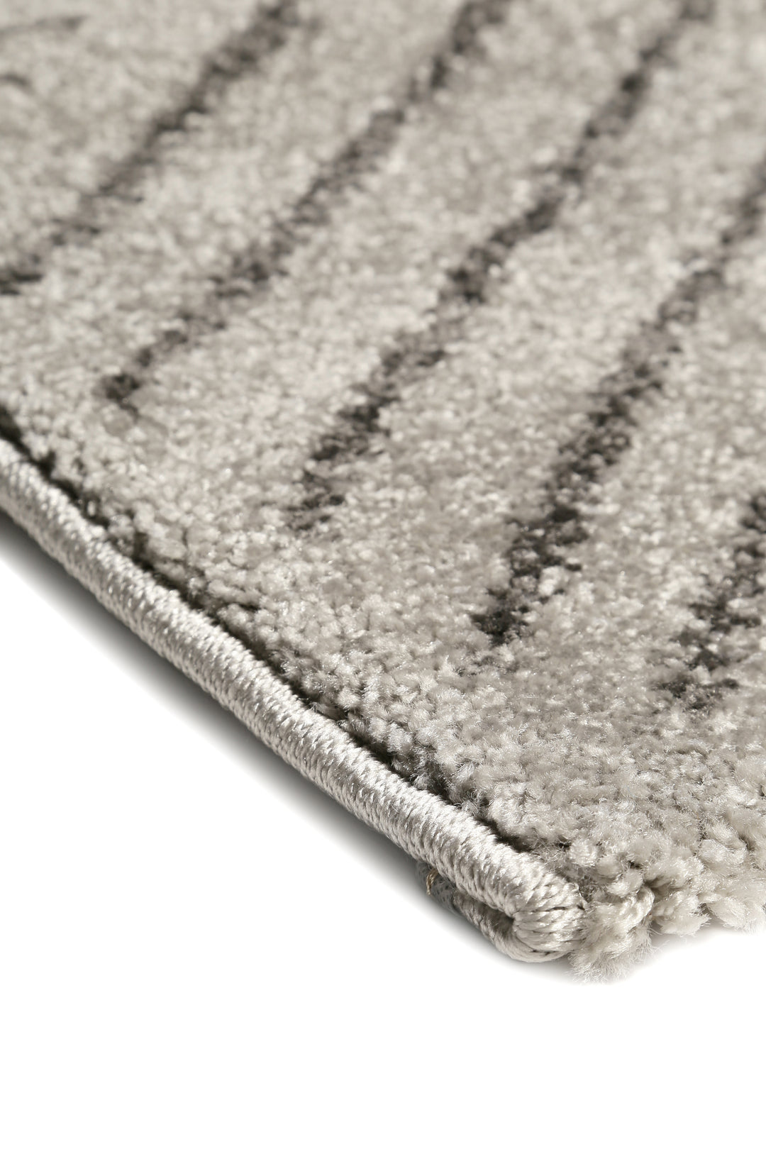 Scribble Teppich grau Kurzflor rechteckig