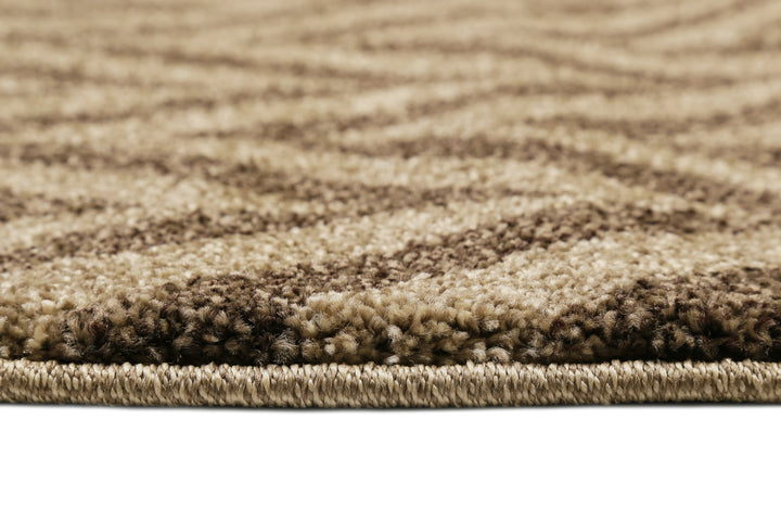 Highway Teppich braun Kurzflor rechteckig