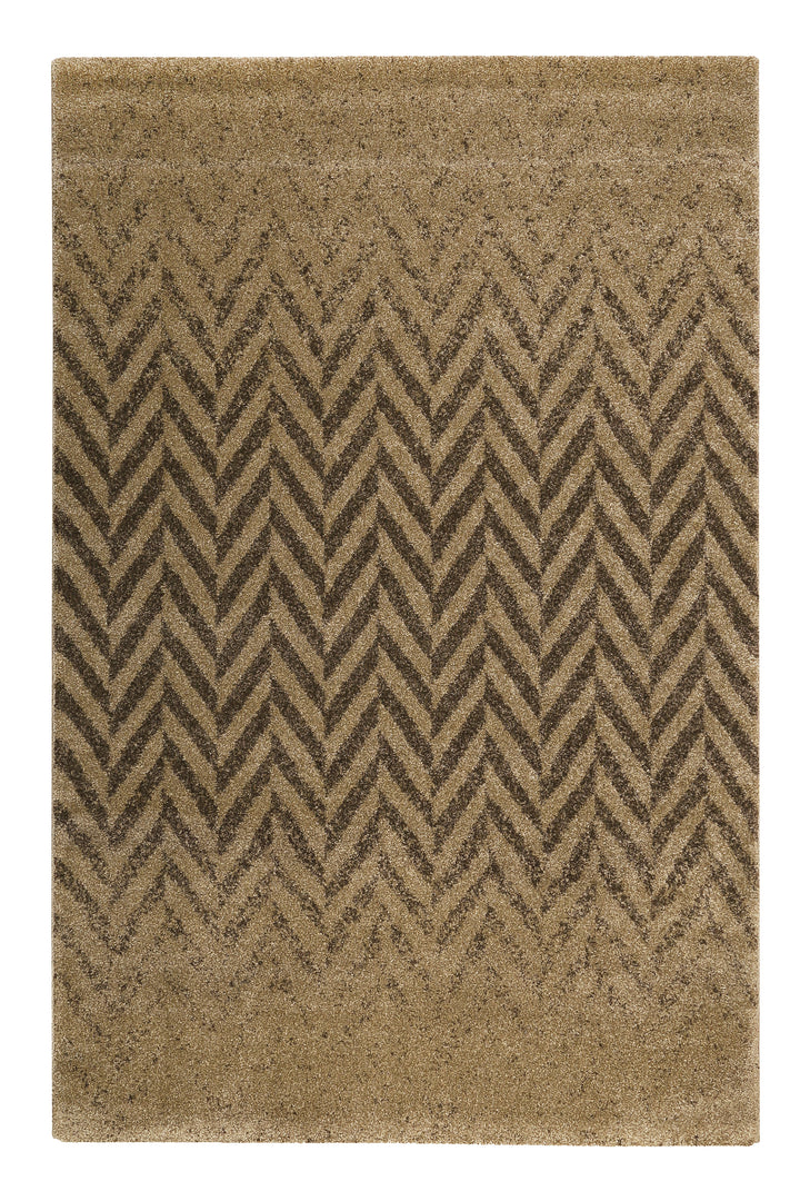 Highway Teppich braun Kurzflor rechteckig