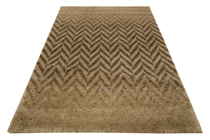 Highway Teppich braun Kurzflor rechteckig