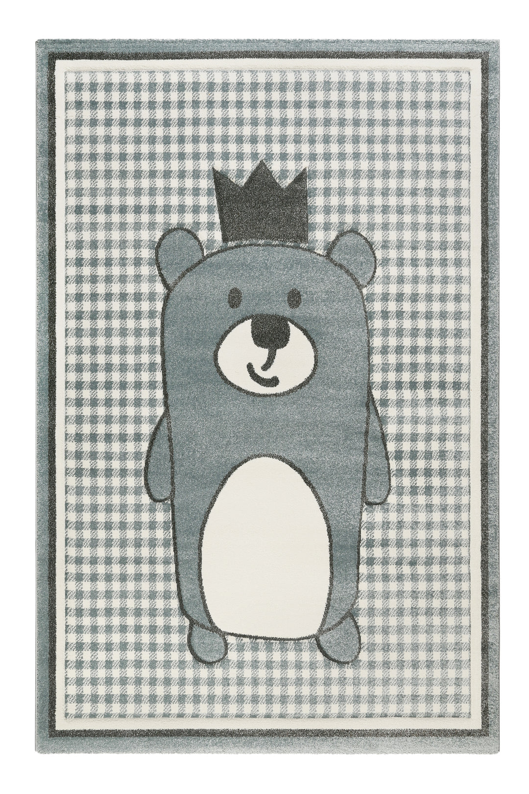 Henry Teppich hellblau Kurzflor rechteckig