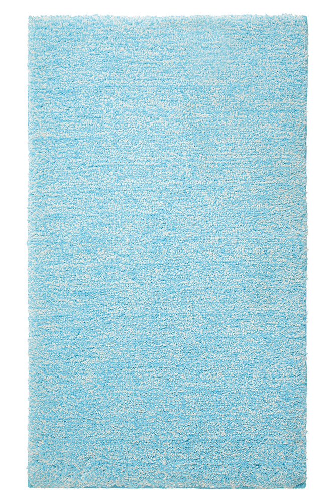 Harmony Badteppich blau Kurzflor rechteckig