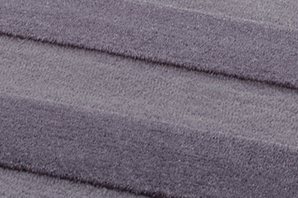 Cross Walk Teppich grau Kurzflor rechteckig