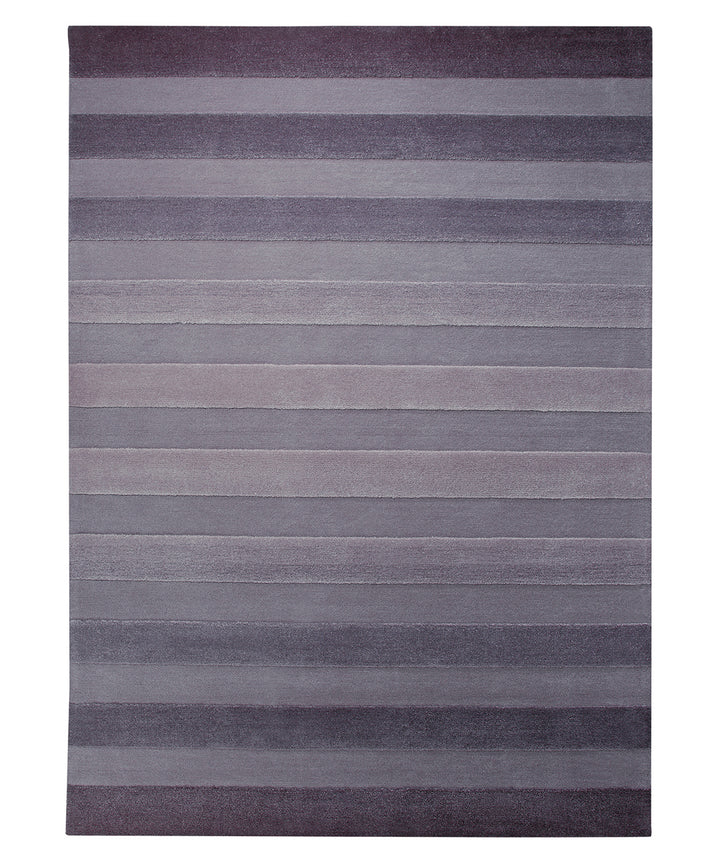 Cross Walk Teppich grau Kurzflor rechteckig