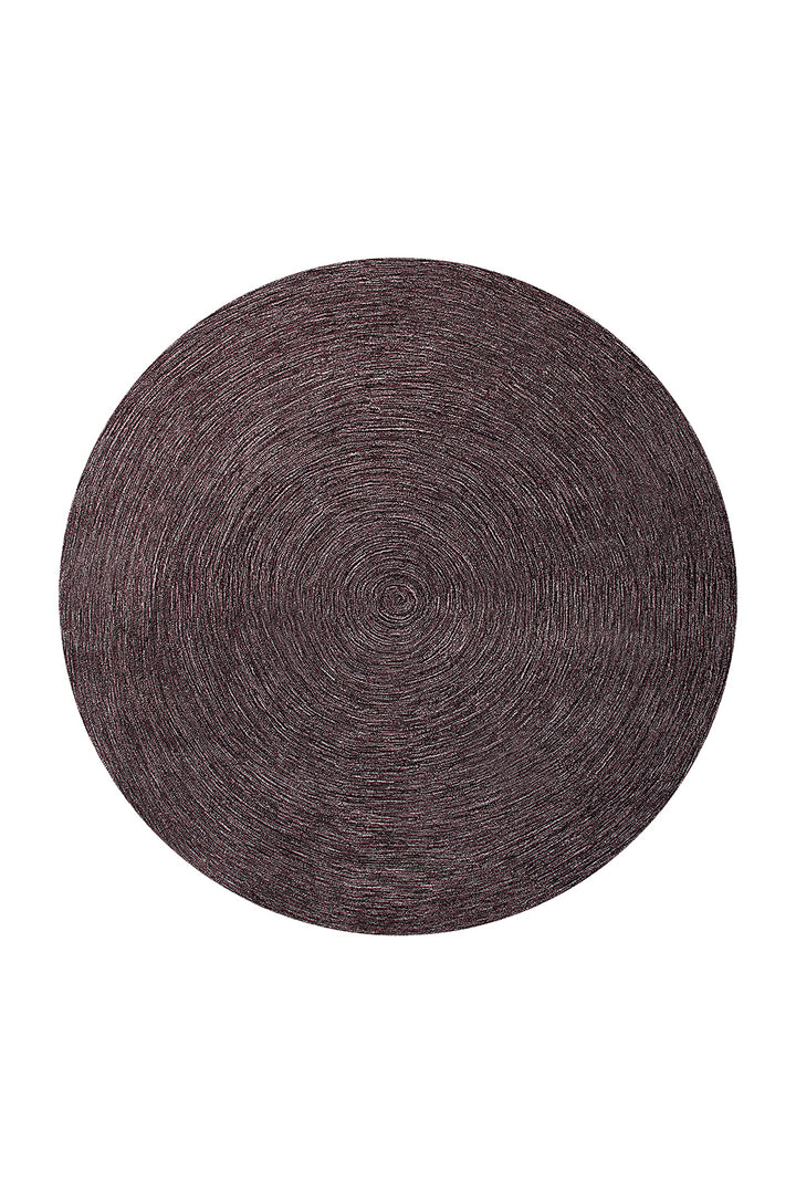 Colour In Motion Teppich braun Kurzflor rund
