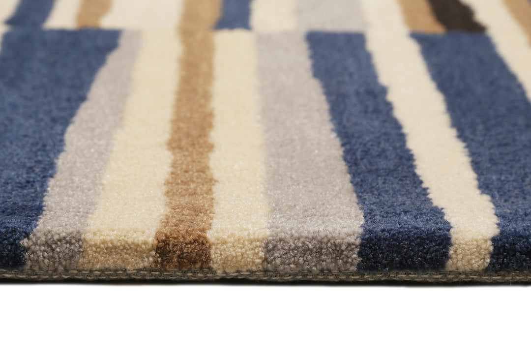 Seashore Teppich braun Kurzflor rechteckig