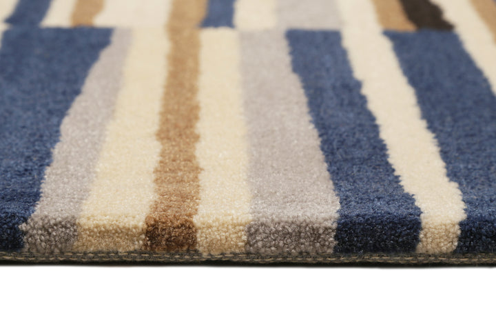 Seashore Teppich braun Kurzflor rechteckig