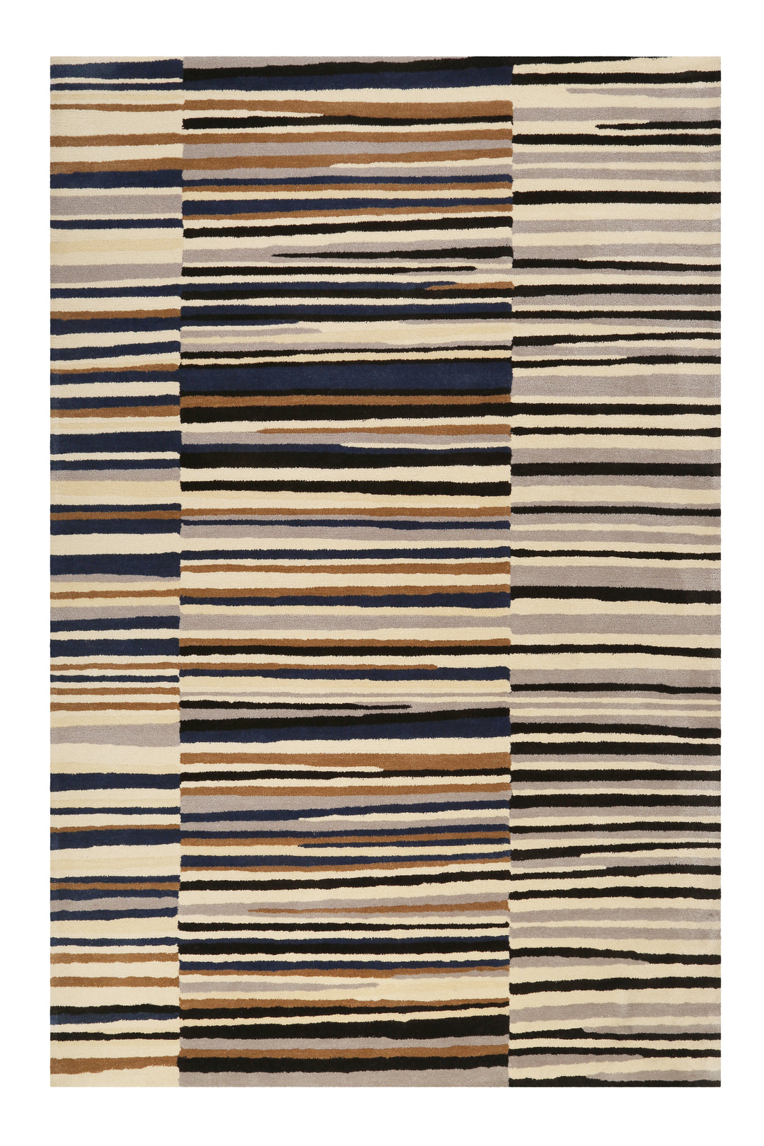 Seashore Teppich braun Kurzflor rechteckig