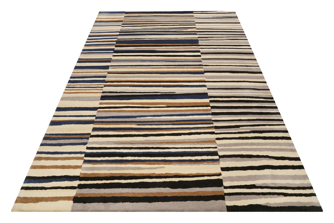 Seashore Teppich braun Kurzflor rechteckig