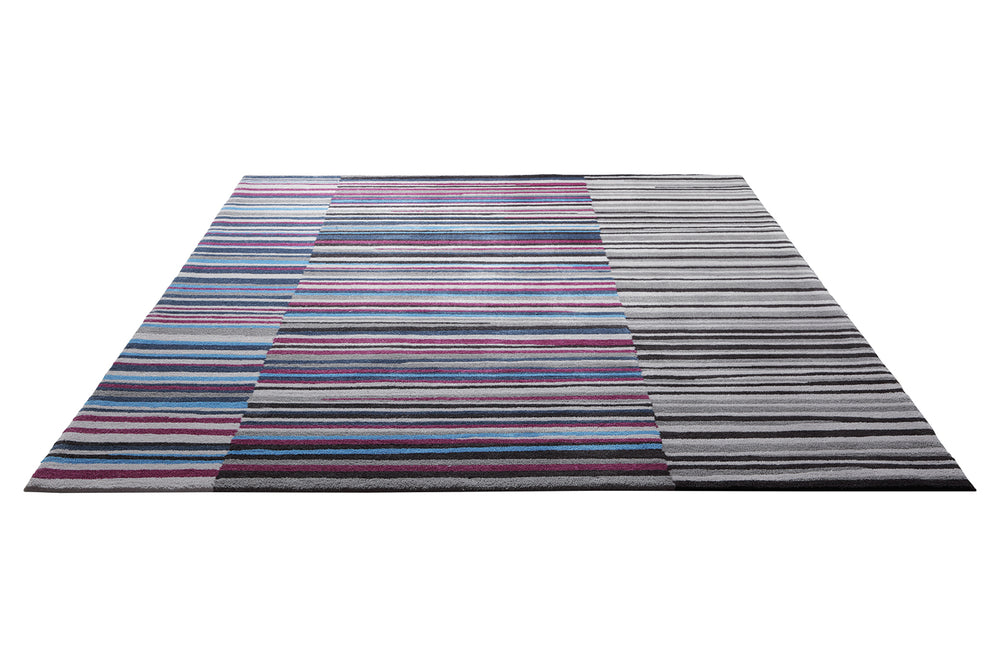 Seashore Teppich grau Kurzflor rechteckig