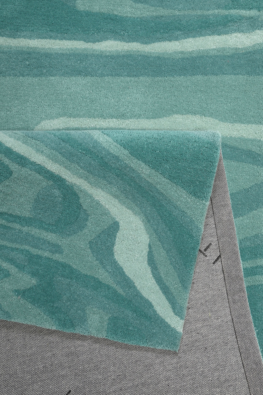 Deep Water Teppich grün rechteckig