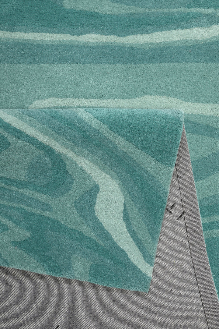 Deep Water Teppich grün rechteckig