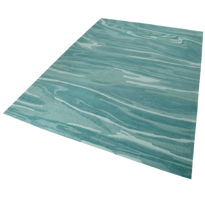 Deep Water Teppich grün rechteckig