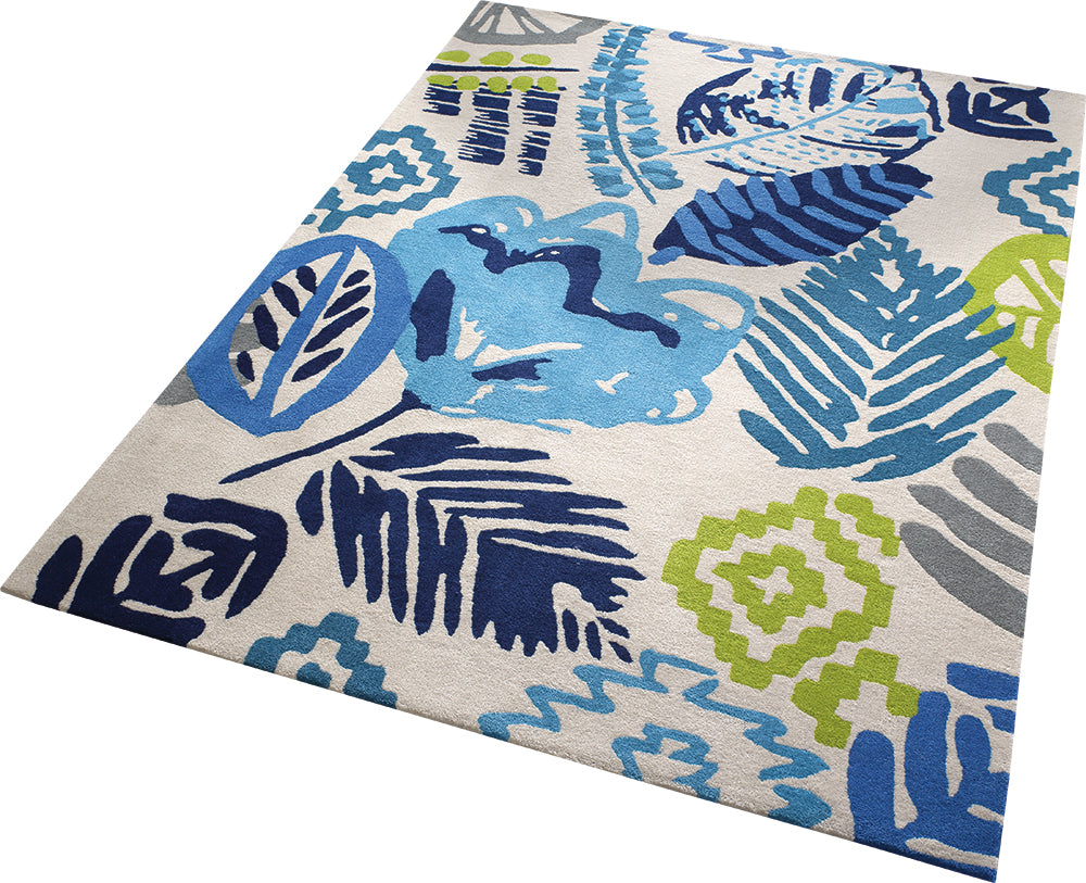 Esprit Teppich 120x180 cm Blau "Tara"