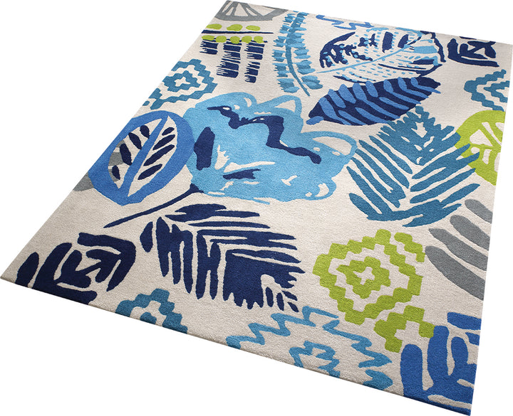 Esprit Teppich 120x180 cm Blau "Tara"