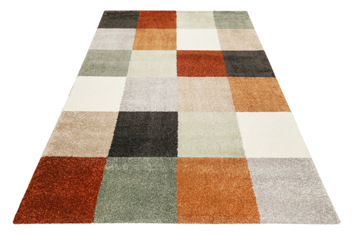 California Teppich mulitcolor Kurzflor rechteckig