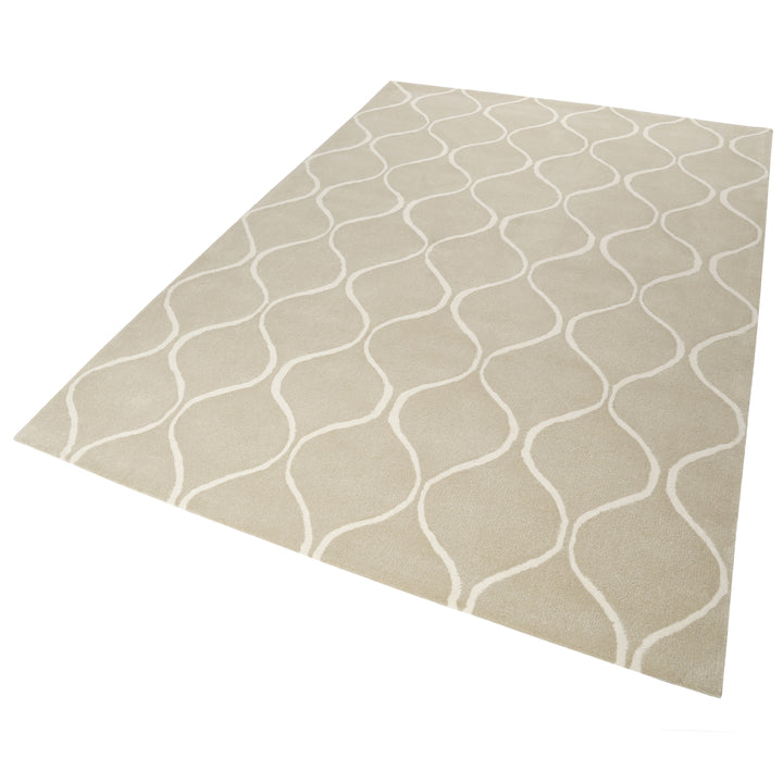 Aramis Teppich sand beige Kurzflor rechteckig