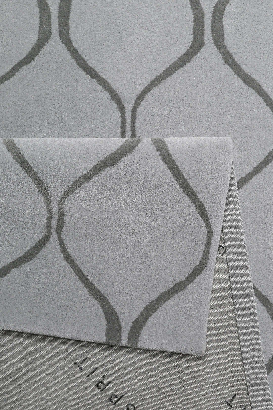 Aramis Teppich silber grau Kurzflor rechteckig