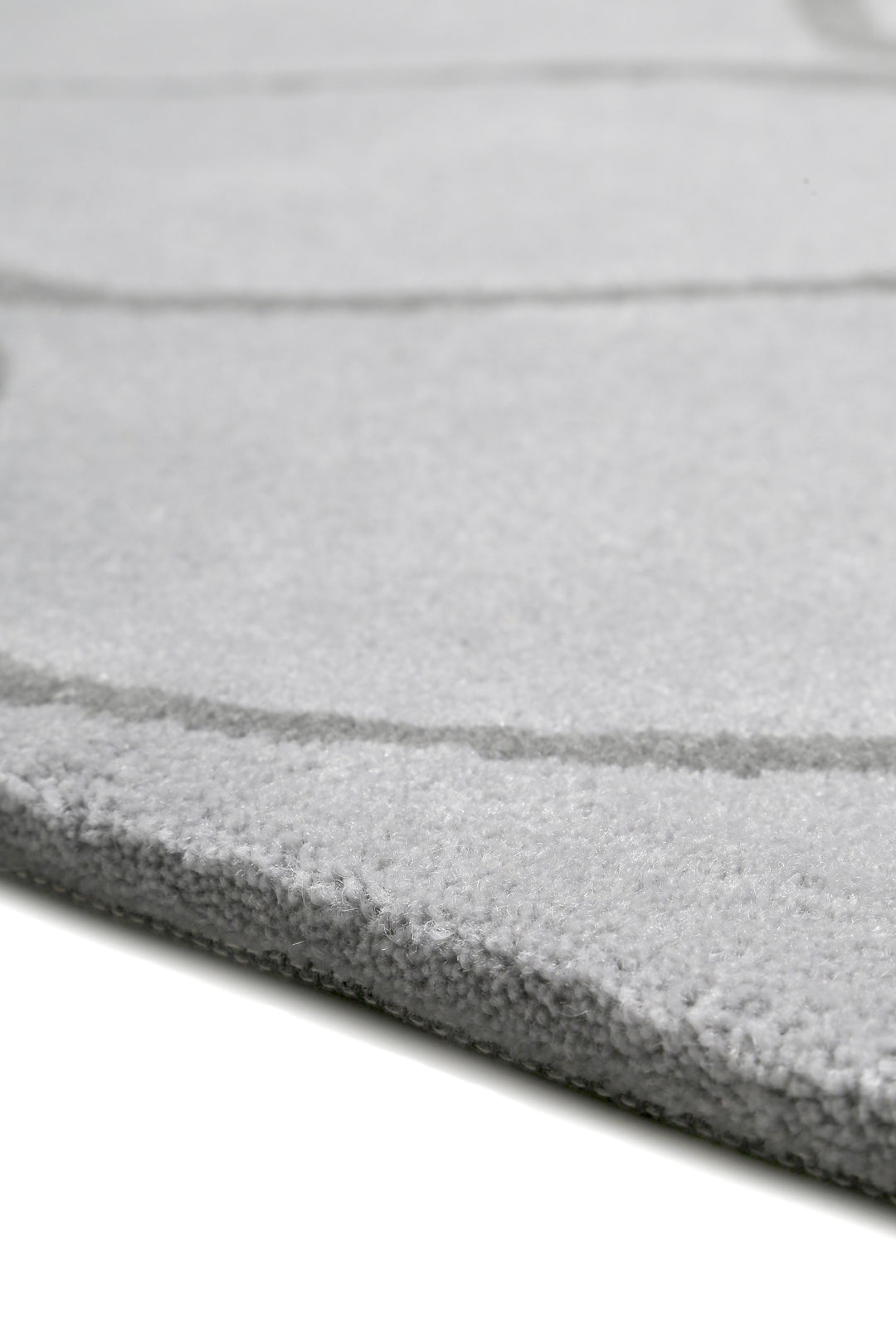 Aramis Teppich silber grau Kurzflor rechteckig