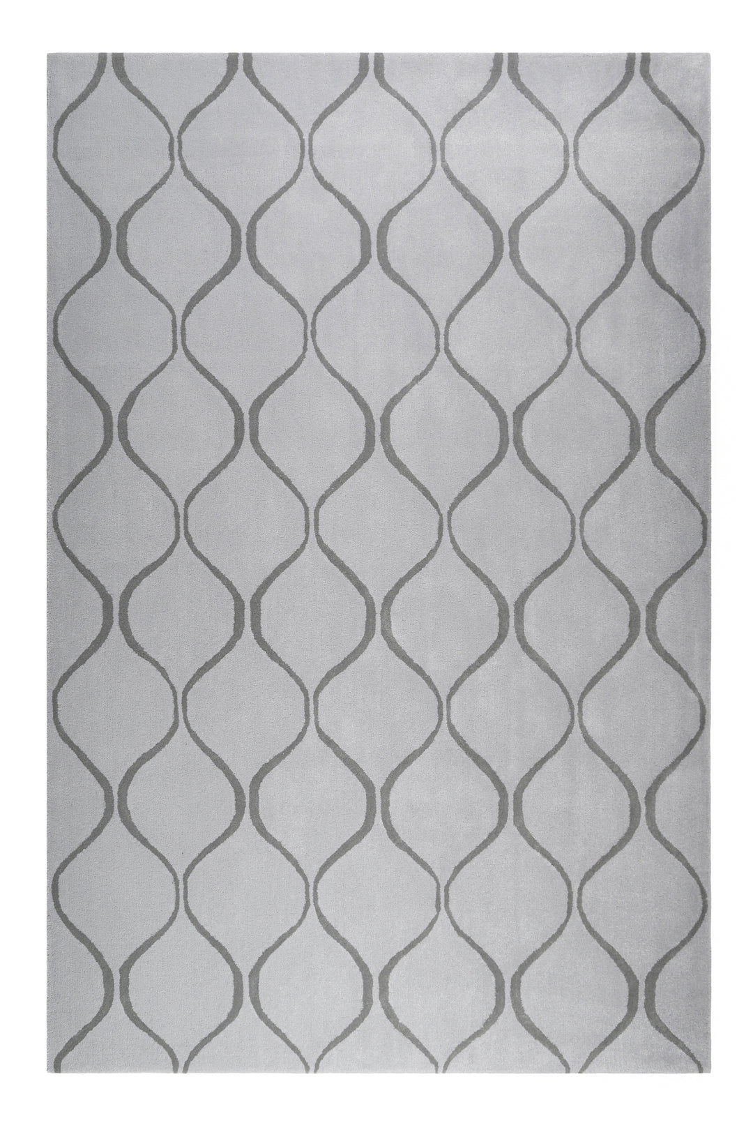 Aramis Teppich silber grau Kurzflor rechteckig