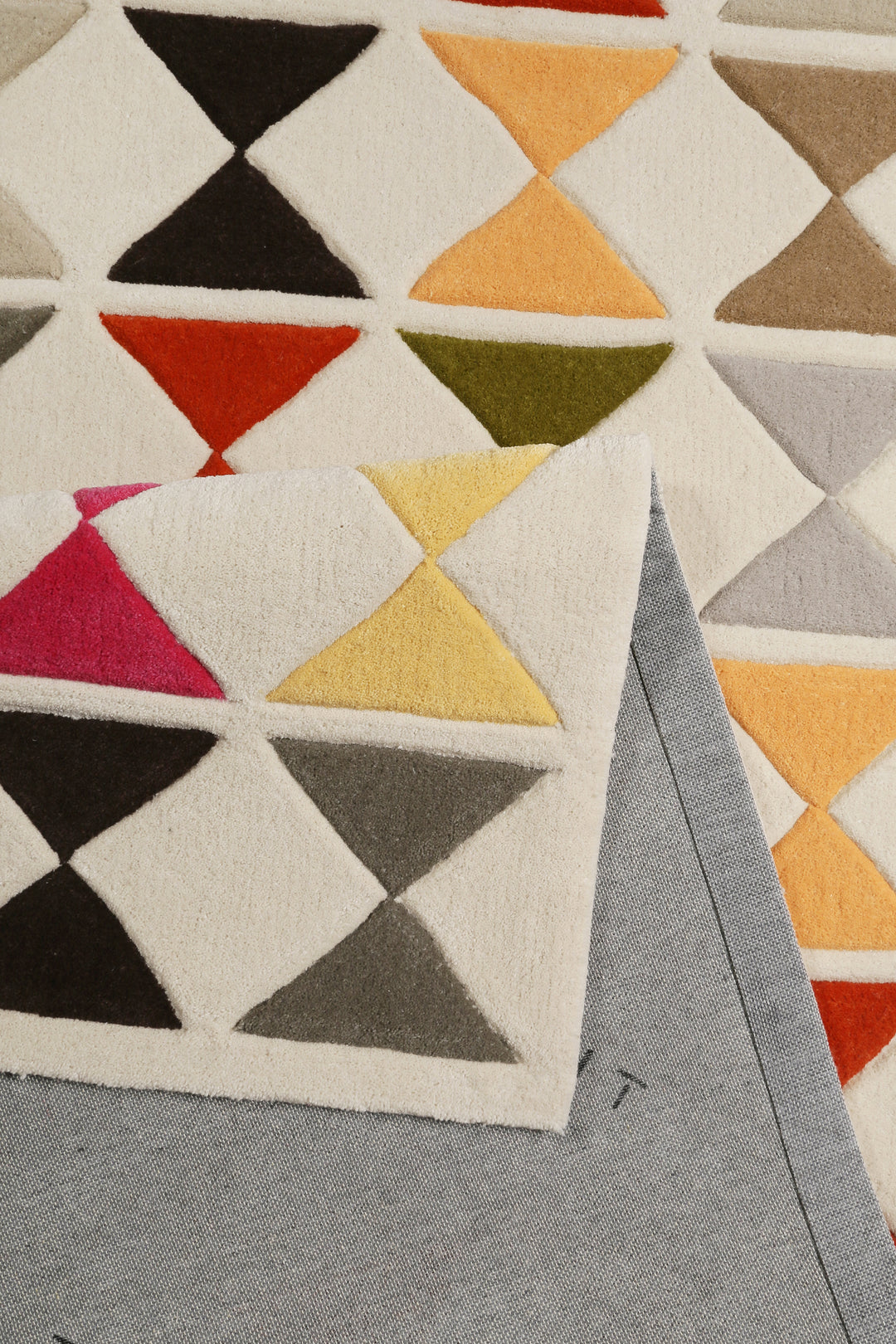 Mahan Teppich beige Kurzflor rechteckig