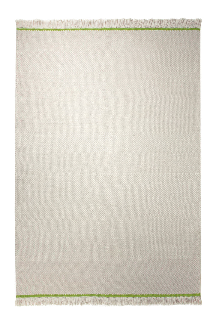 Flashing Up Teppich wollweiss Kurzflor rechteckig