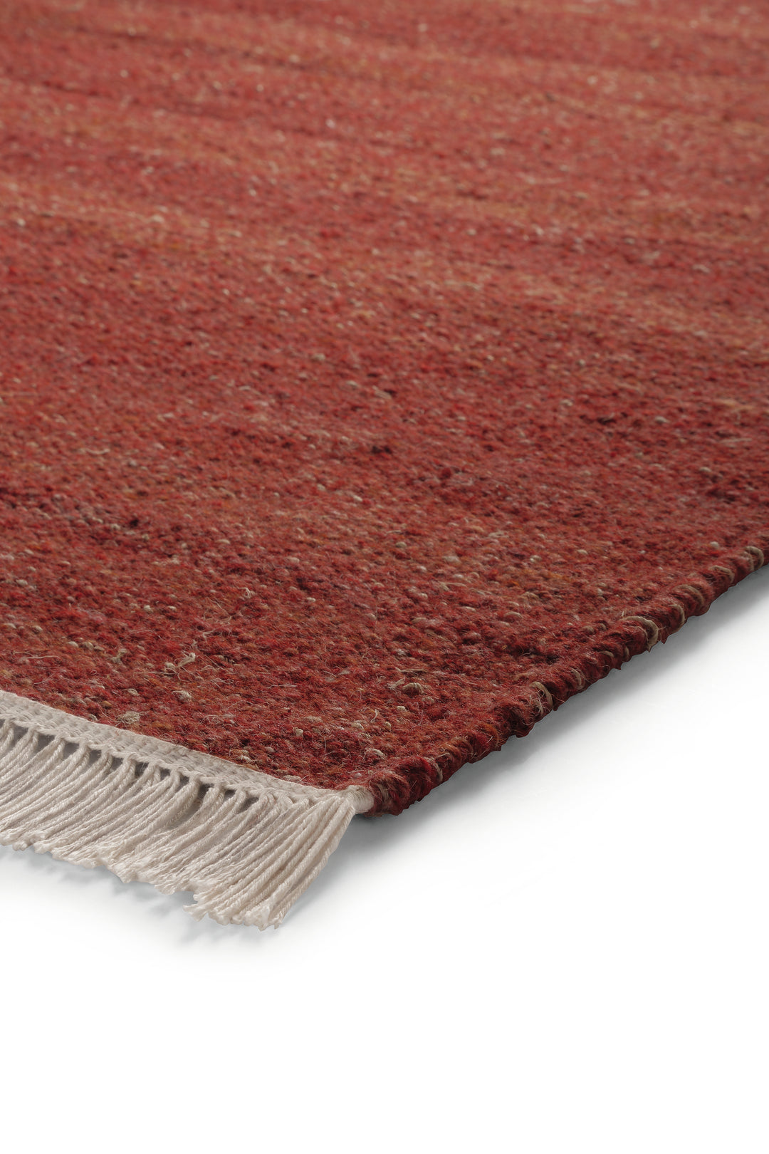 Blurred Teppich rot Kurzflor rechteckig