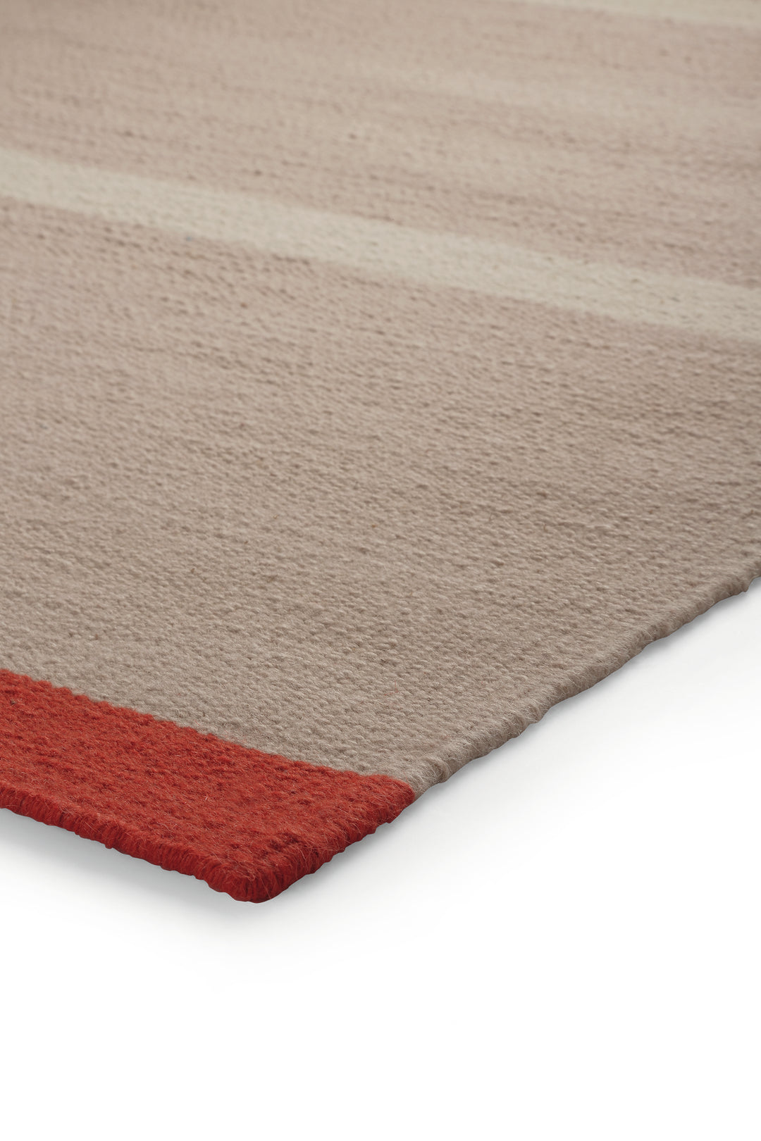 Simple Stripe Teppich sand Kurzflor rechteckig