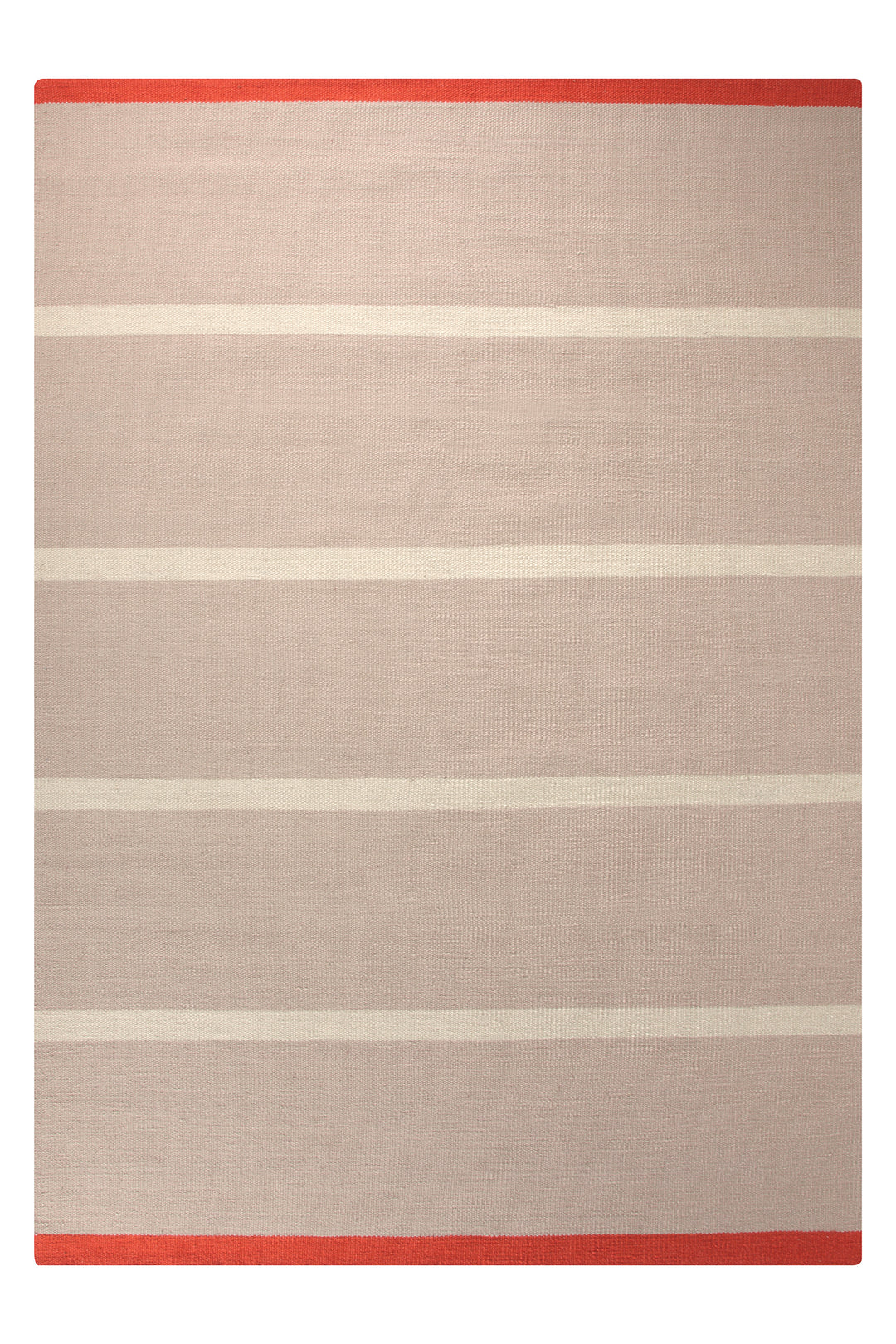 Simple Stripe Teppich sand Kurzflor rechteckig