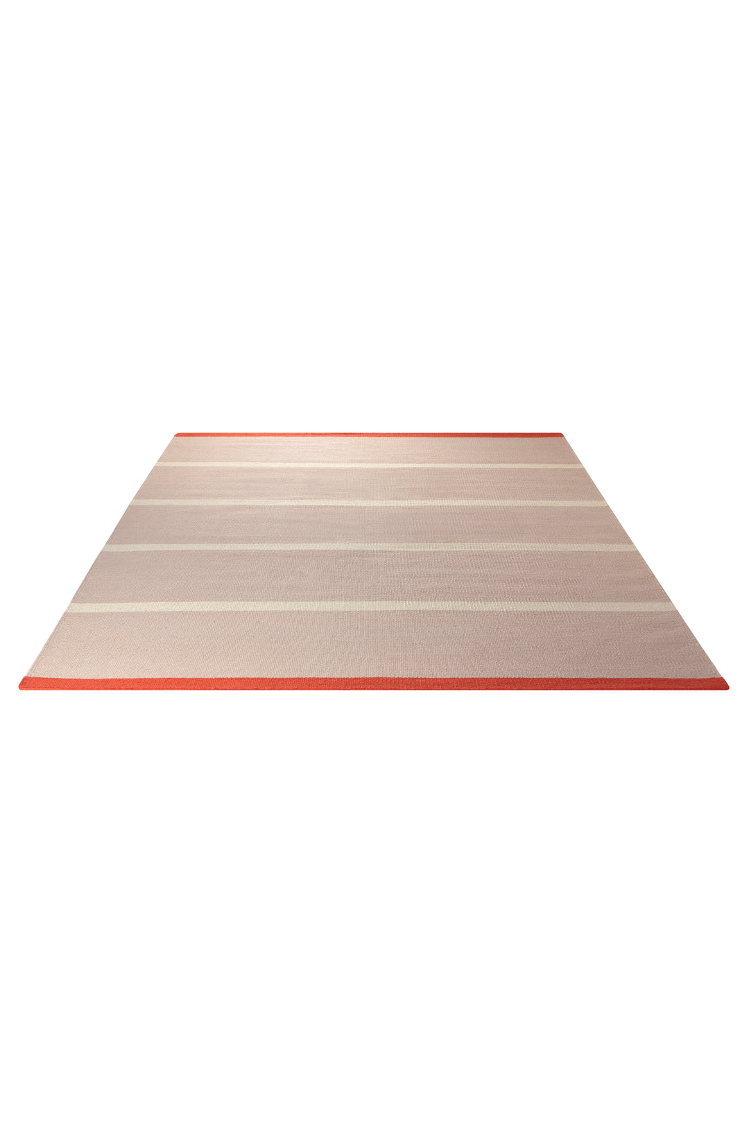 Simple Stripe Teppich sand Kurzflor rechteckig