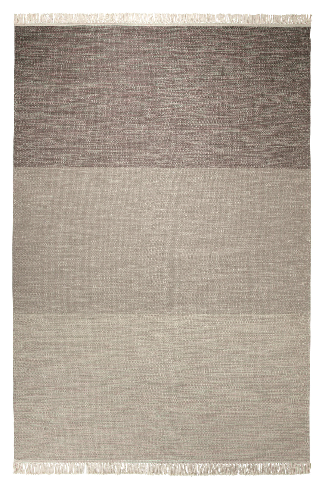 Casual Teppich braun Kurzflor rechteckig