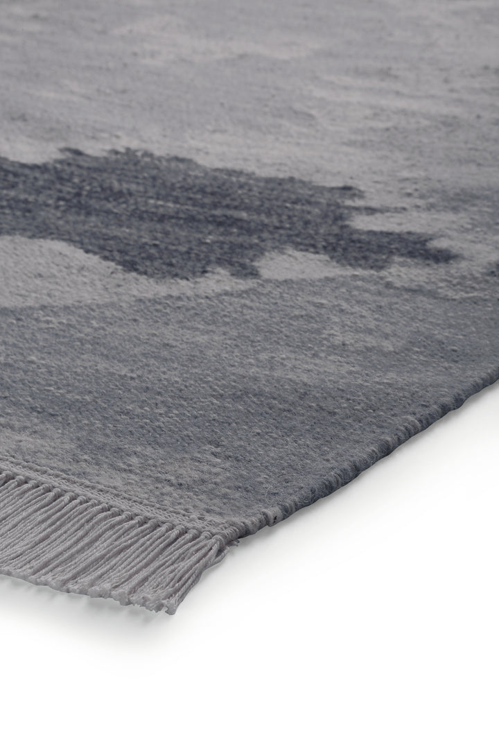 Esprit Teppich 130x190 cm Grau "Denim batik"