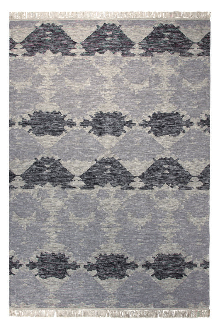 Esprit Teppich 130x190 cm Grau "Denim batik"