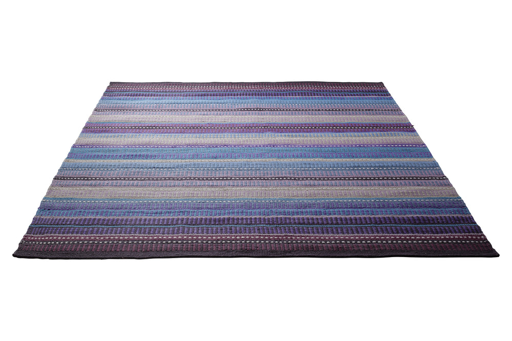 Nomad Teppich lila Kurzflor rechteckig