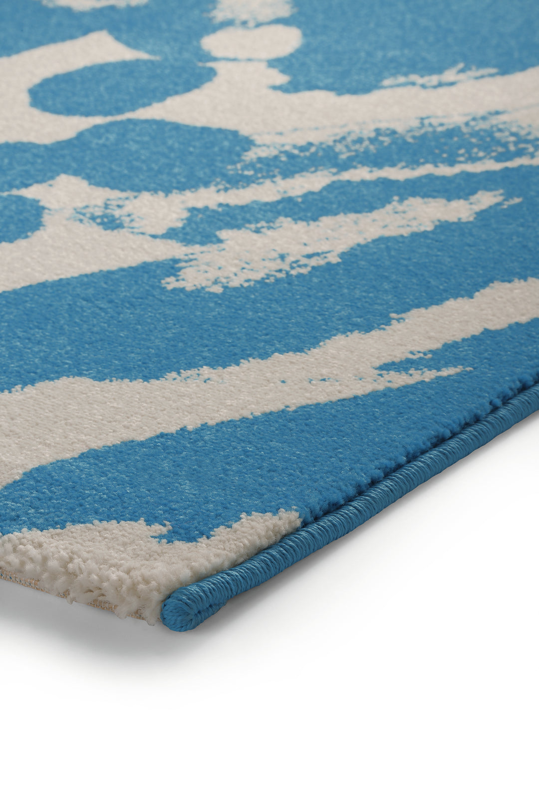 Energize Teppich blau Kurzflor rechteckig