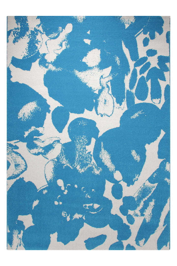 Energize Teppich blau Kurzflor rechteckig