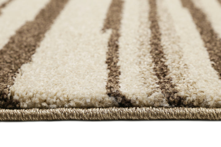 Corso Teppich braun Kurzflor rechteckig