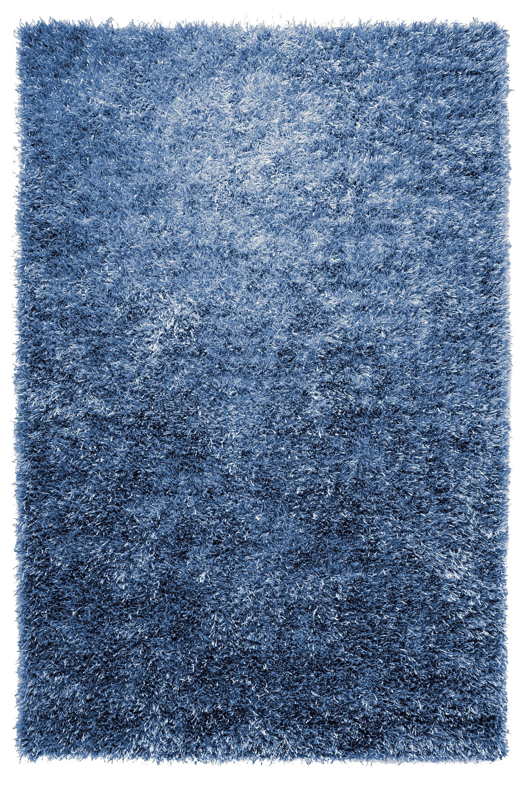 Cool Glamour Teppich blau Hochflor rechteckig