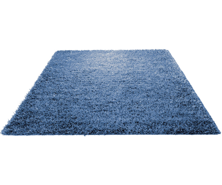 Cool Glamour Teppich blau Hochflor rechteckig