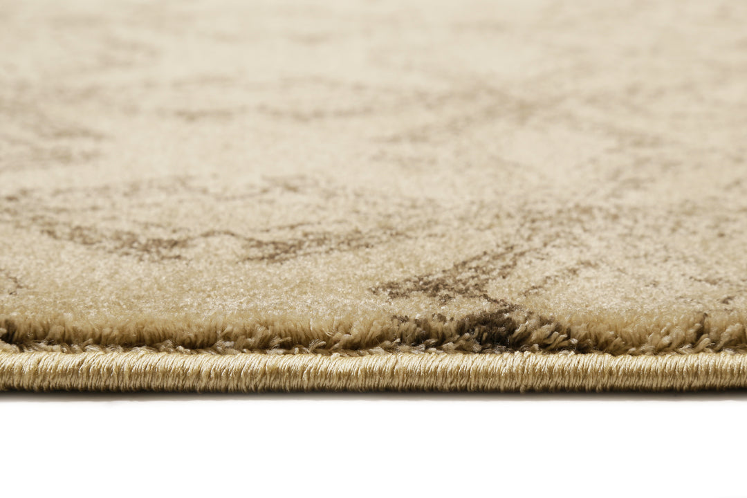 Hamptons Teppich beige Kurzflor rechteckig