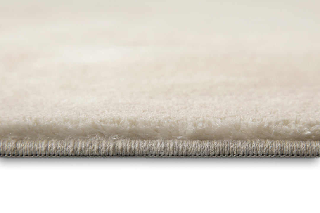Eriksson Teppich creme beige Hochflor rechteckig
