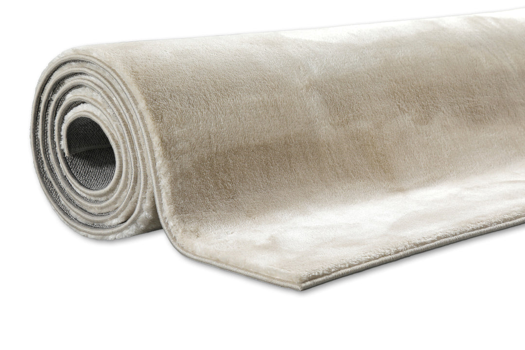 Eriksson Teppich creme beige Hochflor rechteckig