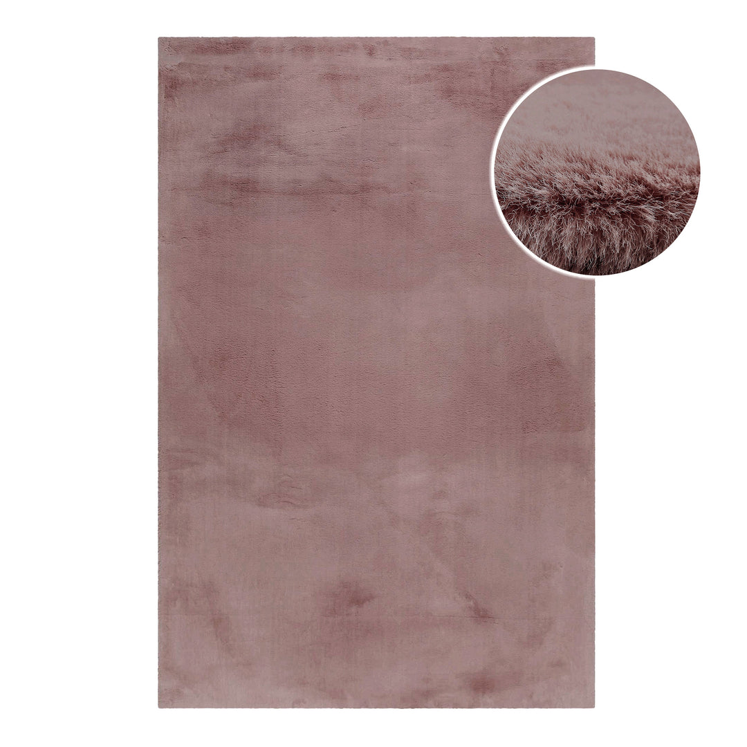 Esprit Teppich Altrosa und sehr flauschig Hochflor "Alice"