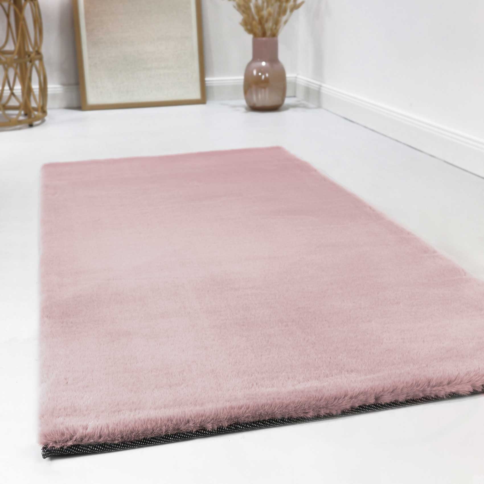 Esprit Teppich Rosa und sehr flauschig Hochflor » Alice « – Outlet-Teppiche