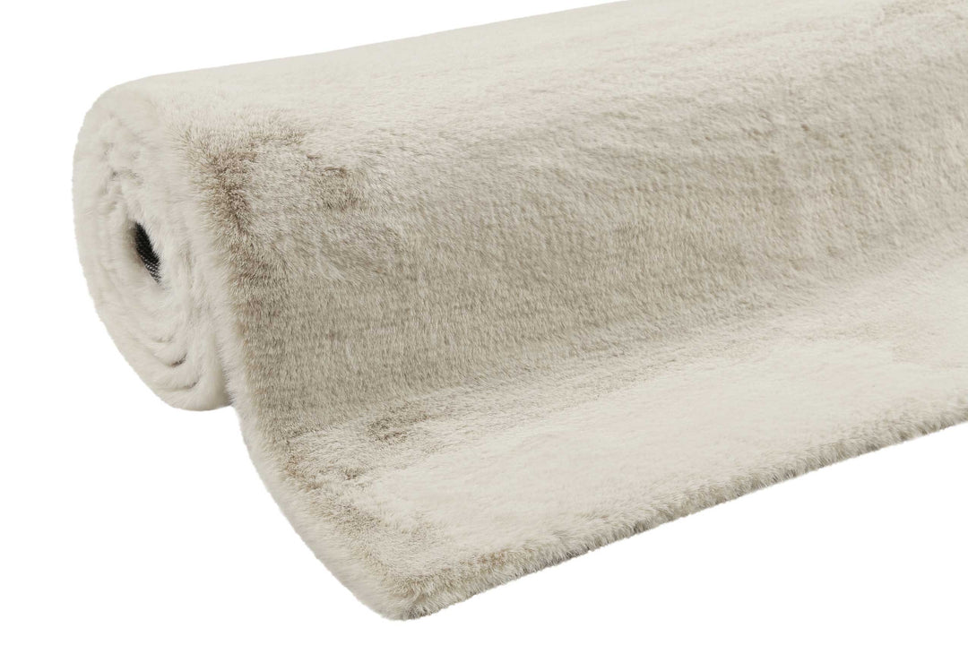 Alice Teppich creme beige Hochflor rechteckig