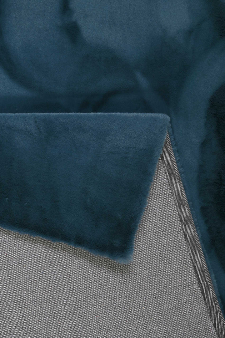 Alice Teppich petrol Hochflor rechteckig