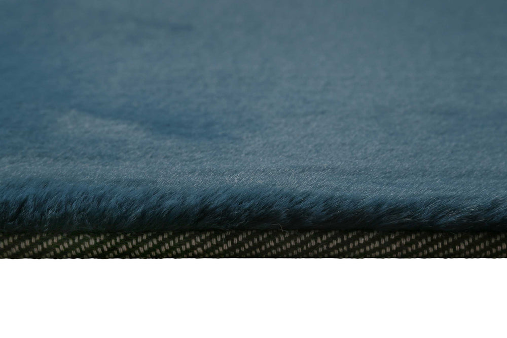 Alice Teppich petrol Hochflor rechteckig